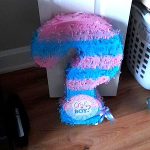 (SOLD) Gender reveal piñata